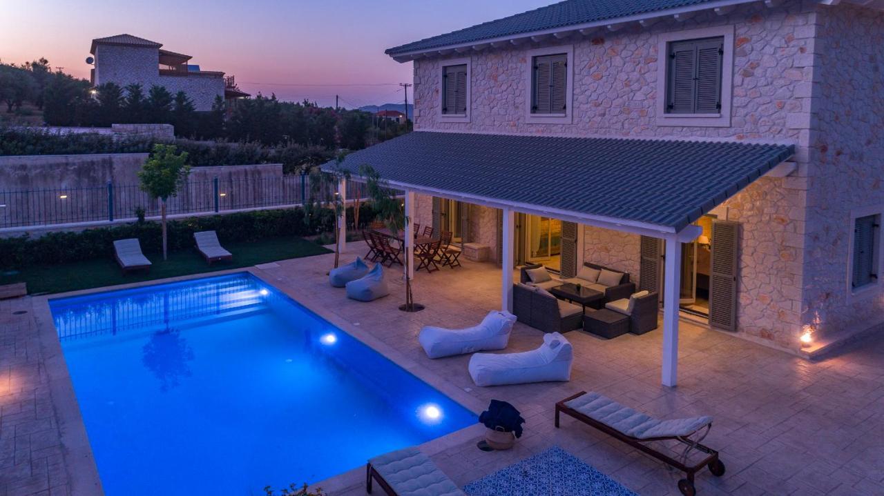 Zante Soleil - High-End Stone Villa With Swimming Pool Lagopodhon Экстерьер фото