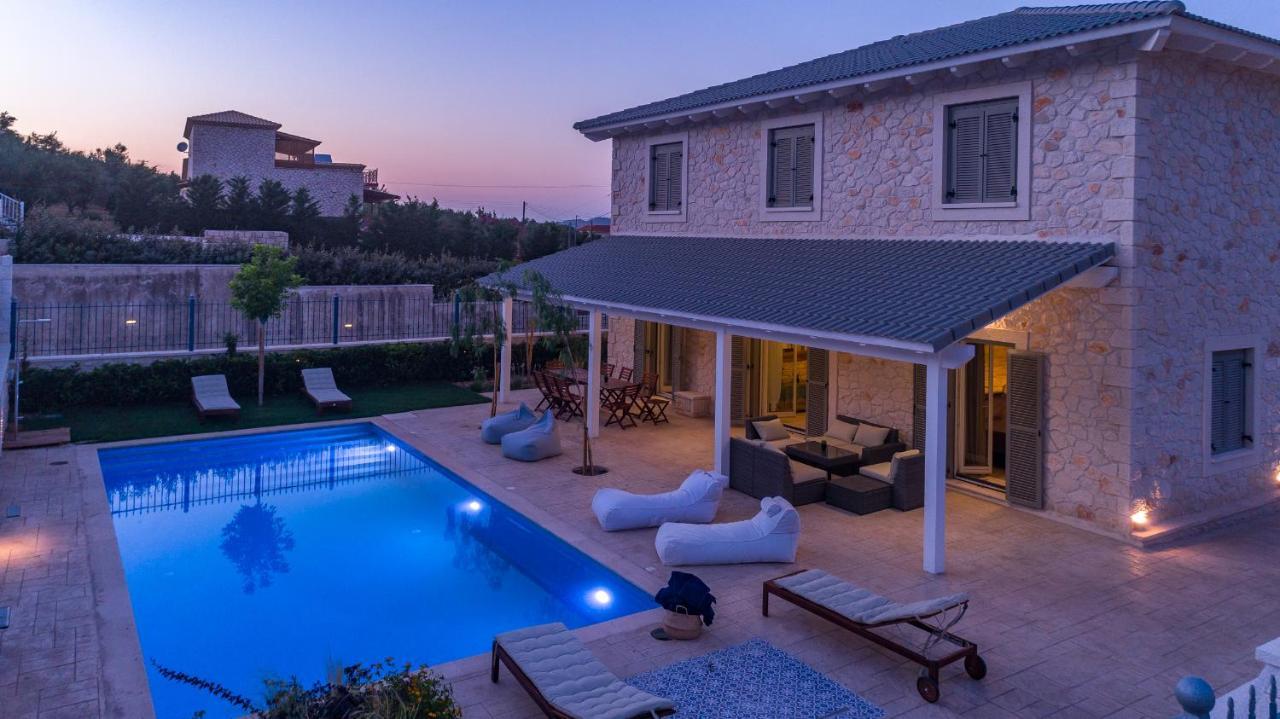 Zante Soleil - High-End Stone Villa With Swimming Pool Lagopodhon Экстерьер фото