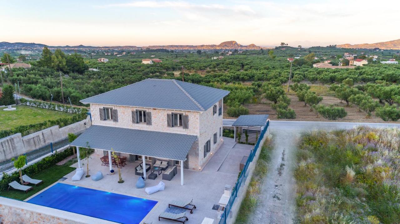 Zante Soleil - High-End Stone Villa With Swimming Pool Lagopodhon Экстерьер фото
